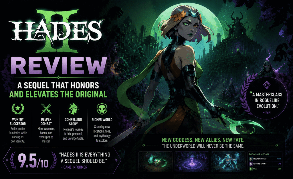 Hades II Review: A Sequel That Honors and Elevates the Original
