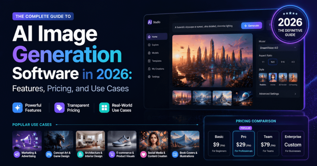 The Complete Guide to AI Image Generation Software in 2026
